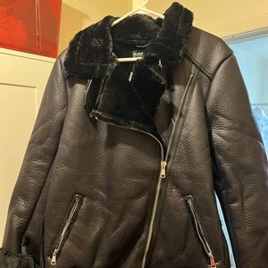 PLT oversized aviator jacket New With Tags